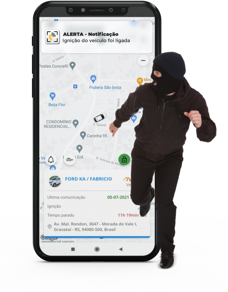 Rastreador Veicular em Amparo